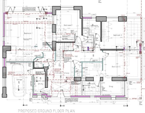 Syl695 02 Const Proposed Ground Floor Plan Sections Details And Elevations A1