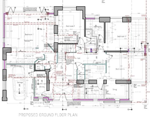 Syl695 02 Const Proposed Ground Floor Plan Sections Details And Elevations  A1